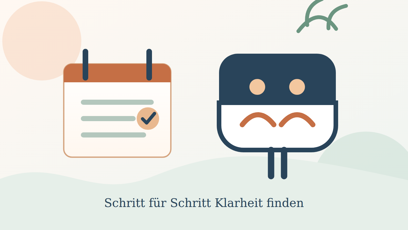 Orientierung für die nächsten Schritte